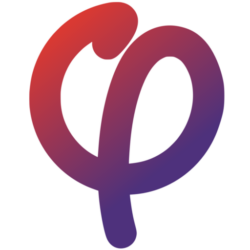 Logo Phi dans un dégradé de couleurs